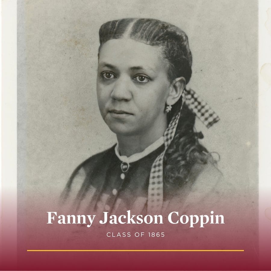Black Alumni Stories profile graphic for Fanny Jackson Coppin