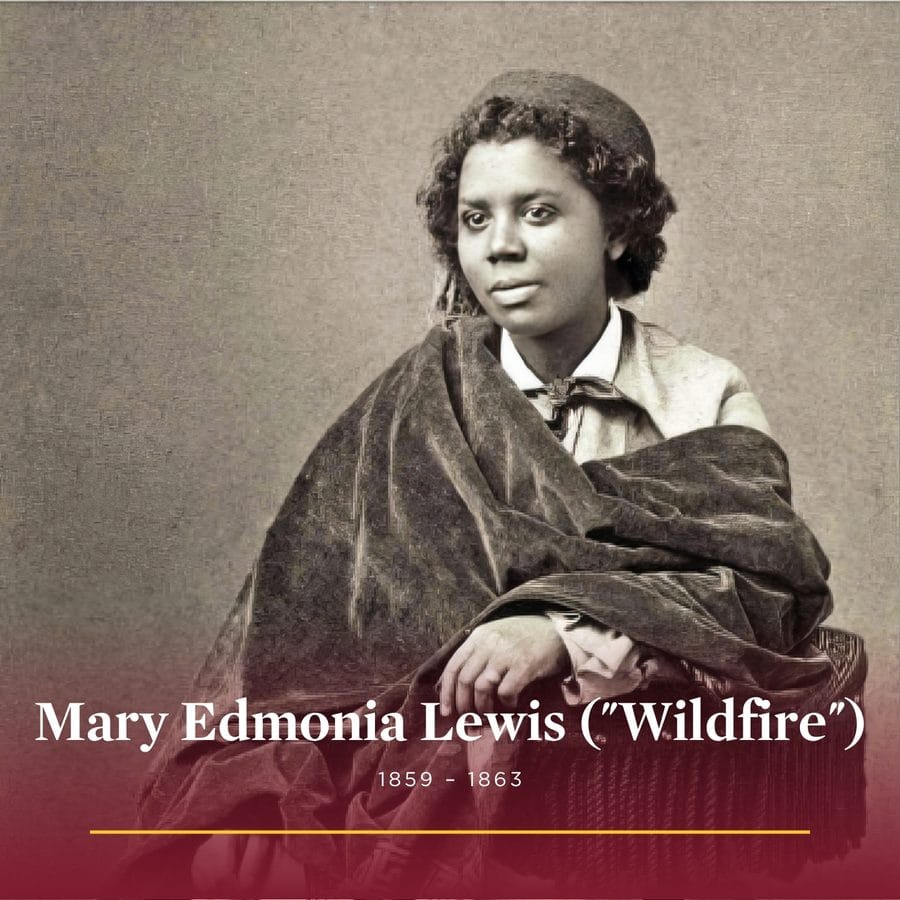 Black Alumni Stories profile graphic for Mary Edmonia Lewis