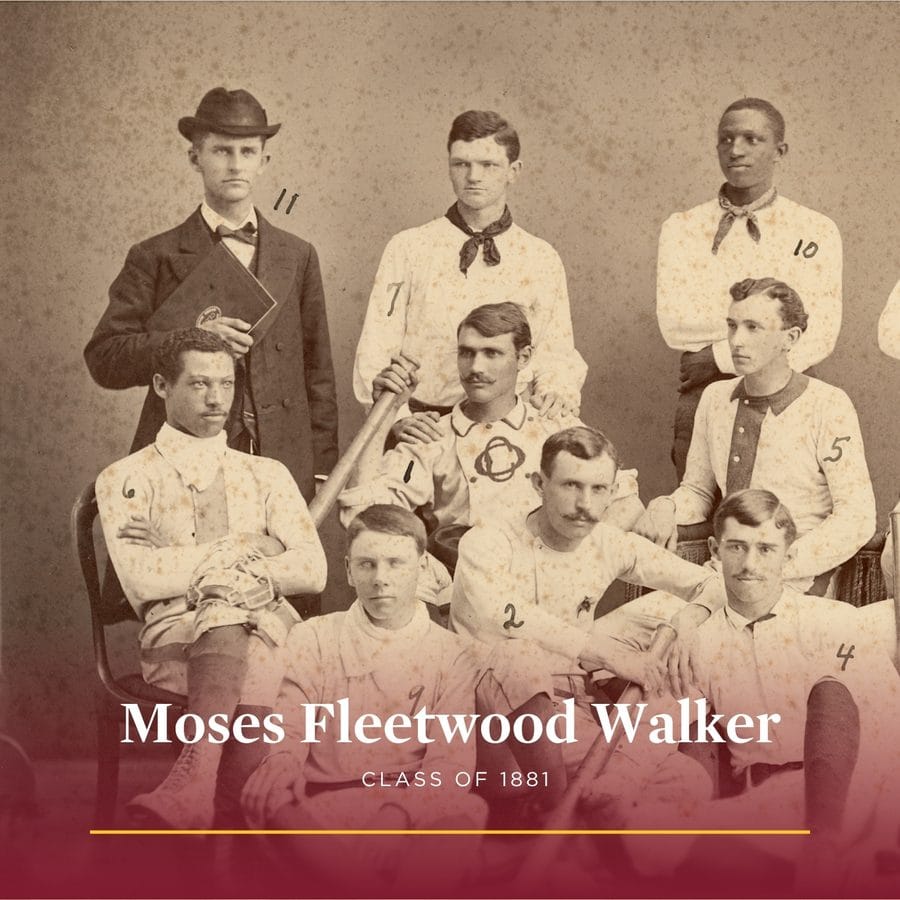 Black Alumni Stories profile graphic for Moses Fleetwood Walker